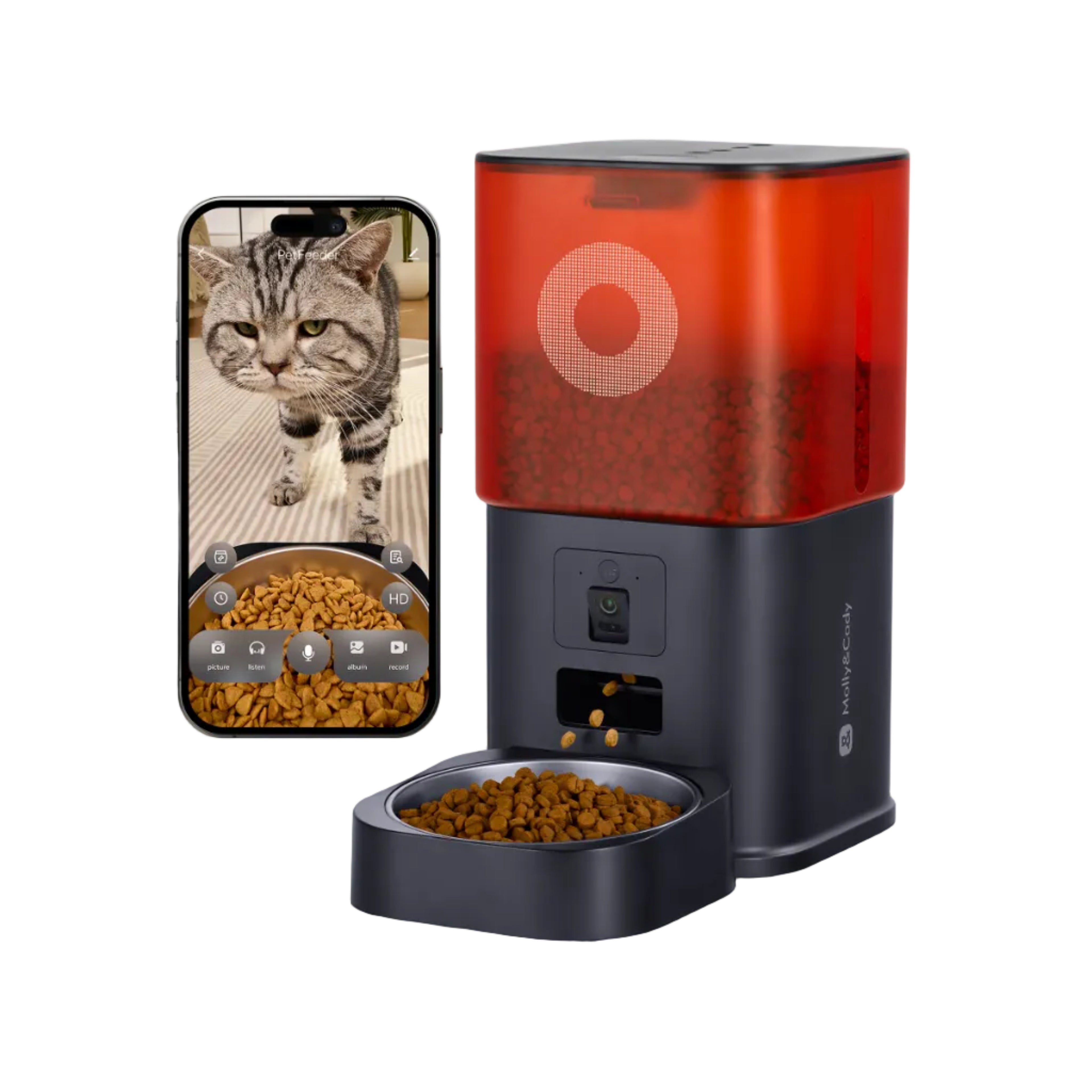 Molly&Cody Smart Feeder 6L Camera FT-21C-B