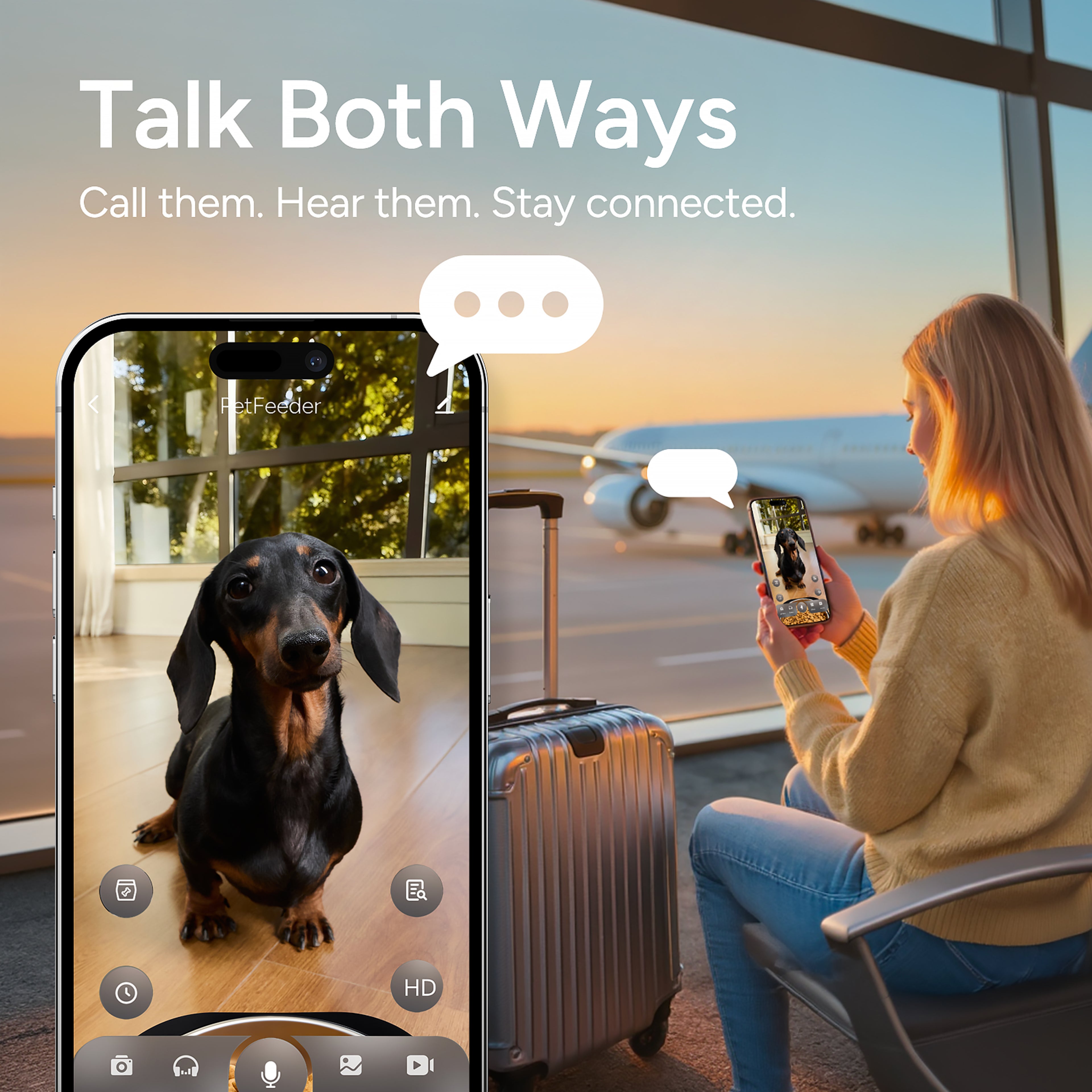 Molly&Cody Smart Feeder 6L Camera FT-21C-B