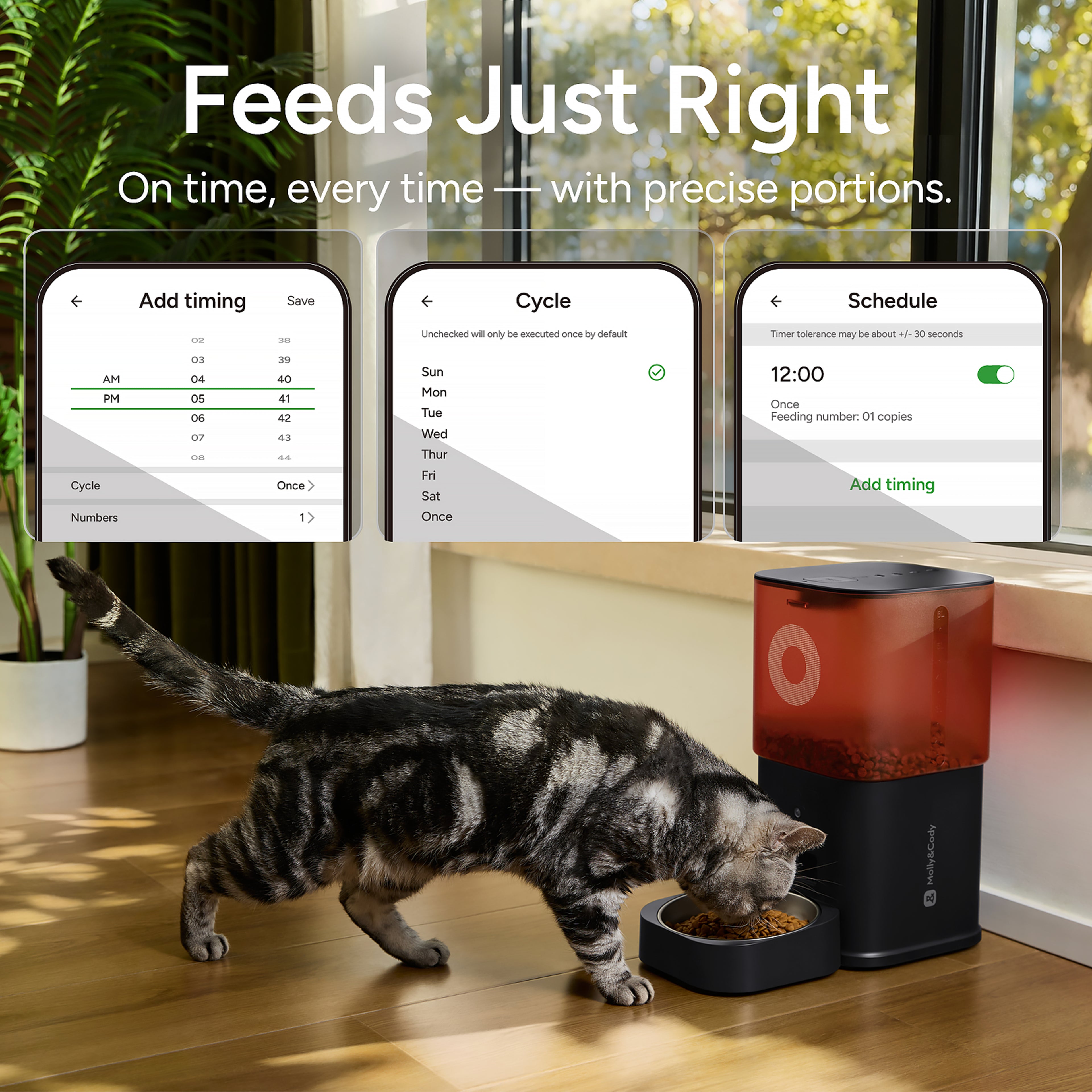 Molly&Cody Smart Feeder 6L Camera FT-21C-B