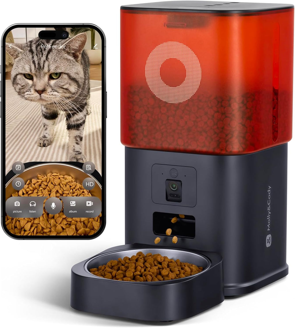 Molly&Cody Automatic Pet Feeder 6L with Camera