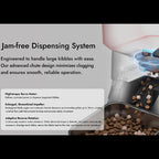 Engineered to handle large kibbles with ease. Our advanced chute design minimizes clogging and ensures smooth, reliable operation.